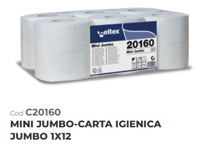 CARTA MINI JUMBO 100% CELLULOSA 2 VELI