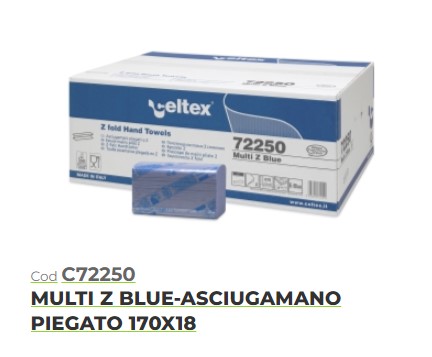 ASCIUGAMANI MULTI Z BLUE 2 VELI