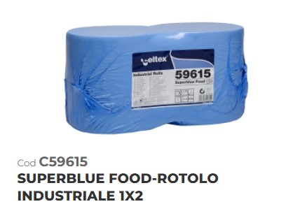 BOBINA SUPERBLUE FOOD 3 VELI 500 STRAPPI