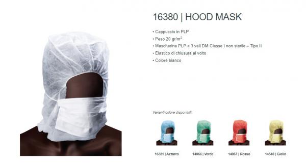 CAPPUCCIO INTEGRALE  PLP + MASCHERINA