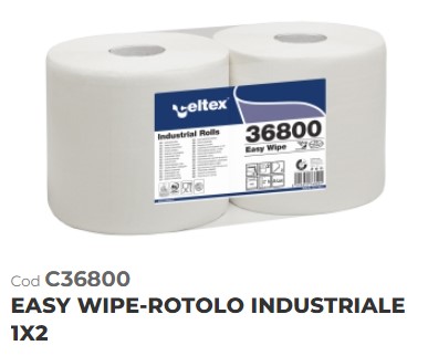 BOBINA EASY WIPE 800 STRAPPI 100% CELLULOSA